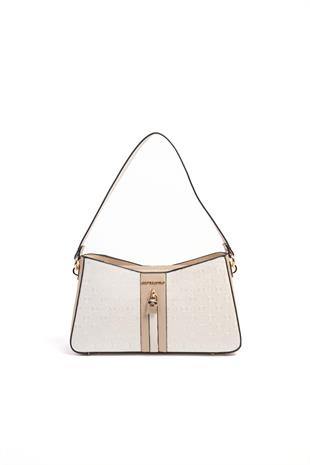 Silver & Polo Sedef - S.Nut - Kemik SP1102 Kadın Omuz Çantası