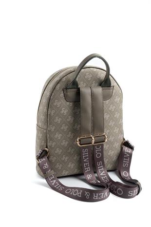 Silver & Polo SP1062 Kadın Sırt Çantası Monogram Y.Yeşil