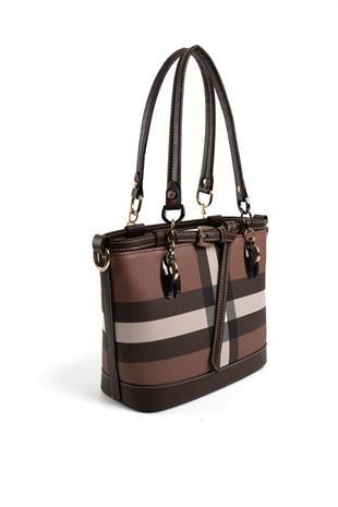 Silver & Polo Koyu Kahve SP1155 Kadın El Çantası