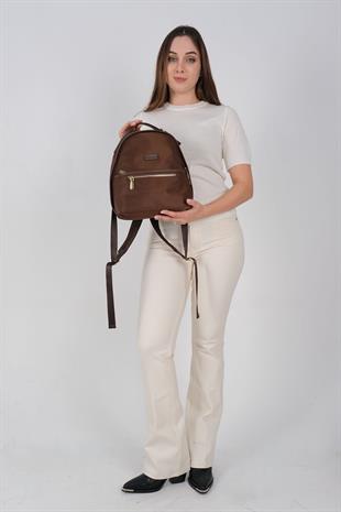 1212 Kadın Sırt Çantası  Kahve
