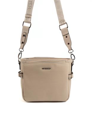 Silver & Polo Kum Bej SP884 Kadın Çapraz Çanta