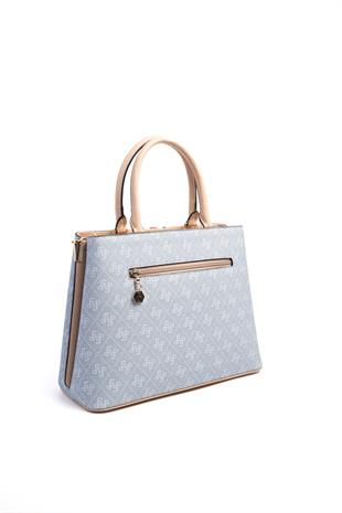 Silver & Polo Mavi - Ten SP924 Kadın El Çantası