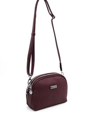Silver & Polo SP765 Kadın Çapraz Çanta Petek Bordo