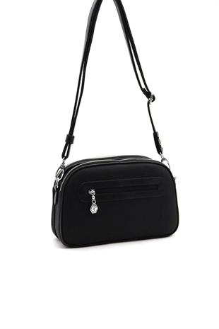 Silver & Polo SP745 Kadın Çapraz Çanta Petek Siyah