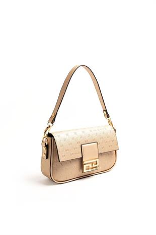 Silver & Polo SP1179 Kadın Omuz Çantası Logolu Nut-S.Nut