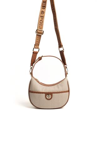 Silver & Polo Bej - Taba SP1194 Kadın Omuz Çantası