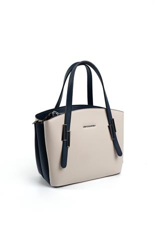 Silver & Polo Bej - Laci SP1021 Kadın El Çantası