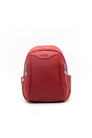 Silver & Polo SP906 Kadın Sırt Çantası Petek Kırmızı