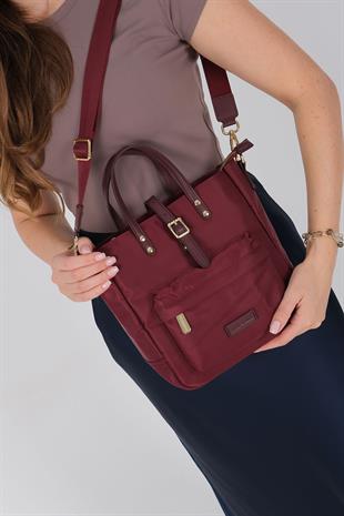 1218 Kadın El Çantası  Bordo