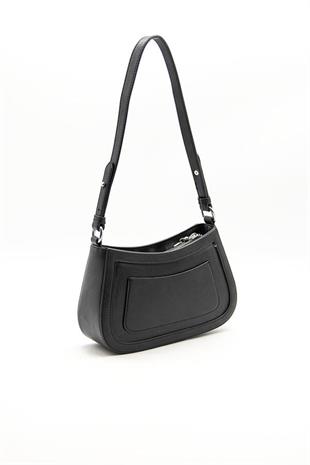 Silver & Polo SP1132 Kadın Çapraz Çanta Düz Siyah