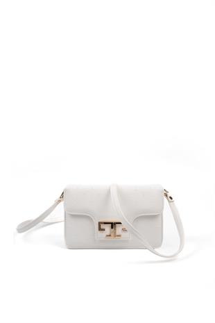 Silver & Polo Beyaz SP1170 Kadın Çapraz Çanta