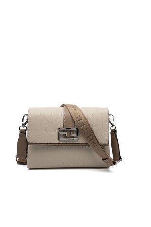 Silver Polo SP1009 Kadın Çapraz Çanta Fashion Bej-Latte