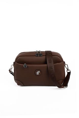 Silver & Polo SP1094 Kadın Çapraz Çanta Petek Kahve
