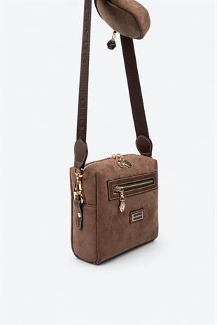 Silver & Polo SP1038 Kadın Çapraz Çanta Kahve