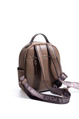 Silver & Polo SP1130 Kadın Sırt Çantası Süet Vizon