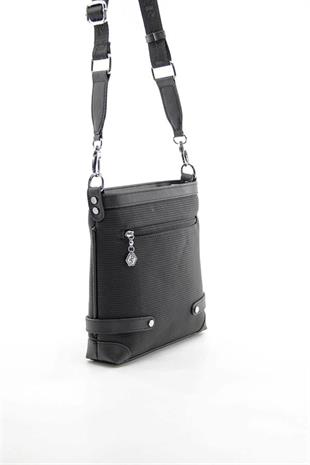 Silver & Polo SP1120 Kadın Çapraz Çanta Petek Siyah