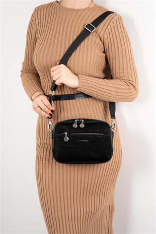 Silver Polo SP1162 Kadın Çapraz Çanta Fashion Siyah-Siyah