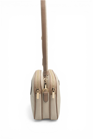 Silver & Polo SP745 Kadın Çapraz Çanta Fashion Bej-Latte