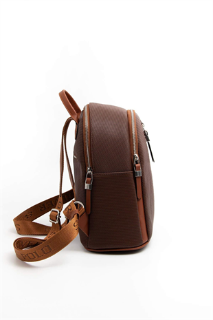 Silver & Polo SP901 Kadın Sırt Çantası Petek Kahve-Taba