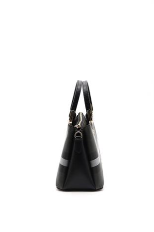 Silver & Polo SP913 Kadın El Çantası Ekose Siyah