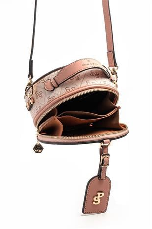 Silver & Polo Pembe - Somon SP1163 Kadın Çapraz Çanta