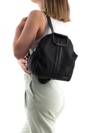 Silver & Polo SP771 Kadın Sırt Çantası Petek Siyah
