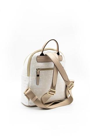 Silver & Polo SP901 Kadın Sırt Çantası Logolu Sedef-S.Nut