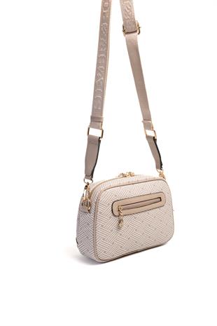 Silver & Polo Bej - Kum SP1094 Kadın Çapraz Çanta