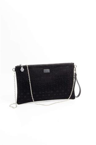 Silver & Polo SP1034 Kadın Portföy & Clutch Fashion Siyah
