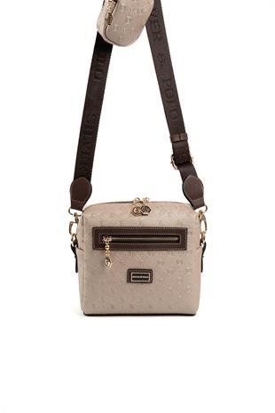 Silver & Polo Nut - Kahve SP1038 Kadın Çapraz Çanta