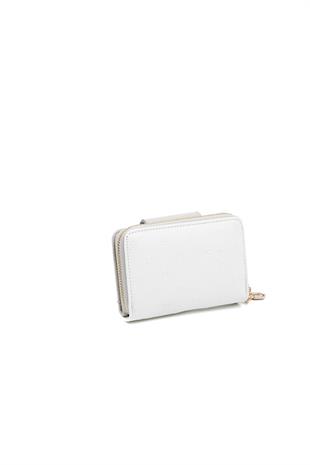 Silver & Polo Beyaz - A.gri SP935 Kadın Cüzdan & Kartlık
