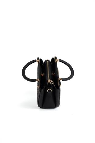 Silver & Polo Füme - Siyah SP1193 Kadın El Çantası