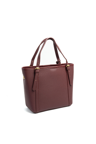 Silver Polo SP1244 Kadın Omuz Çantası Mini Rolax Bordo-Bordo