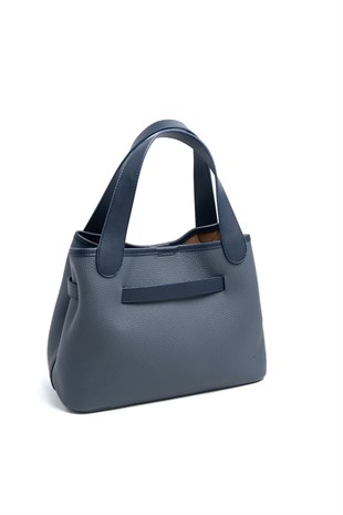 Silver Polo SP1240 Kadın Omuz Çantası Mini Rolax Mavi-Mavi
