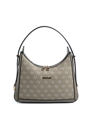 Silver Polo SP1187 Kadın Omuz Çantası Monogram Y.Yeşil-Y.Yeşil