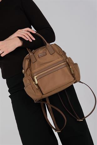 1211 Kadın Sırt Çantası  Tütün-Kahve