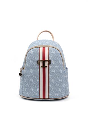Silver & Polo Mavi - Ten SP1161 Kadın Sırt Çantası