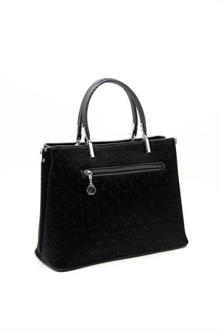 Silver Polo Siyah - Siyah Fashion Kadın El Çantası SP924