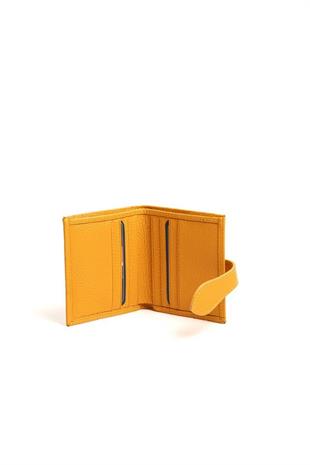 Silver & Polo SP1190 Kadın Cüzdan & Kartlık Düz Deri K.Sarı