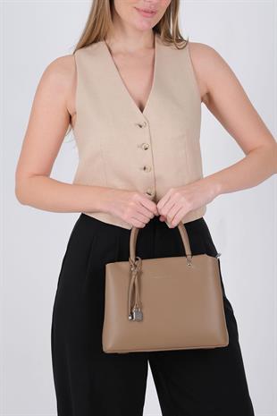 Silver & Polo SP1236 Kadın El Çantası  Vizon