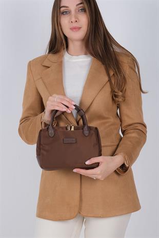 1224 Kadın El Çantası  Kahve