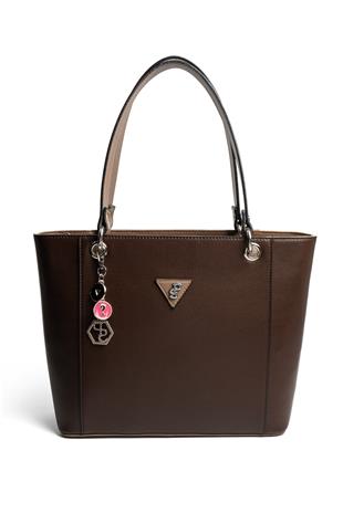 Silver Polo SP1176 Kadın Omuz Çantası Düz Kahve-Vizon