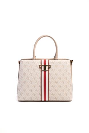 Silver & Polo Bej - Kum SP924 Kadın El Çantası