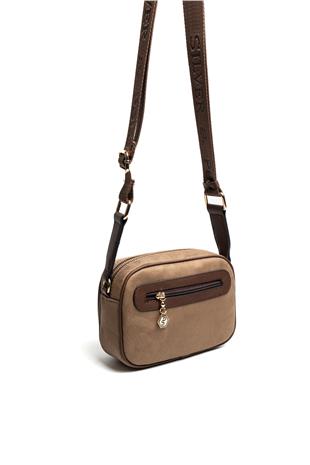 Silver & Polo SP1111 Kadın Çapraz Çanta Süet Vizon-Kahve