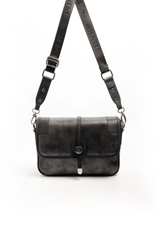 Silver & Polo M.gümüş - Siyah SP1182 Kadın Çapraz Çanta