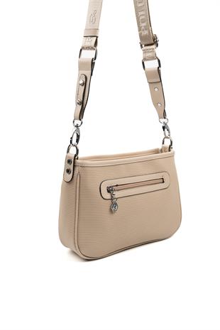 Silver & Polo Kum Bej SP1160 Kadın Çapraz Çanta