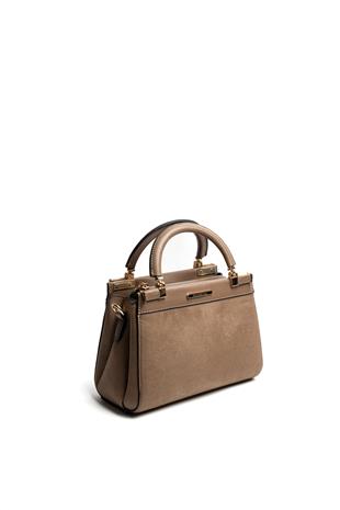 Silver & Polo SP1193 Kadın El Çantası Süet Vizon-Vizon