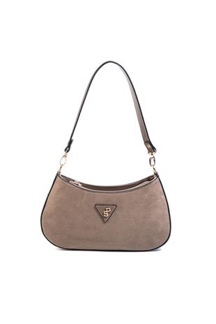 Silver & Polo SP1251 Kadın Omuz Çantası Süet Vizon-Vizon
