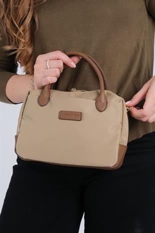 1224 Kadın El Çantası  Vizon-Camel