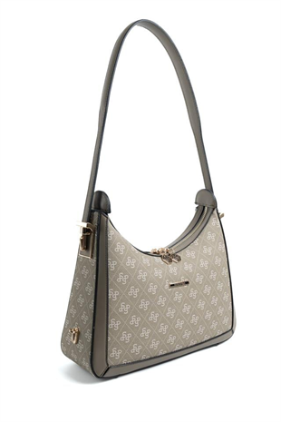 Silver Polo SP1187 Kadın Omuz Çantası Monogram Y.Yeşil-Y.Yeşil